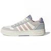 D PAD Slip Resistant Abrasion Resistant Low Top Skateboard Shoes Unisex White Gray JR8326