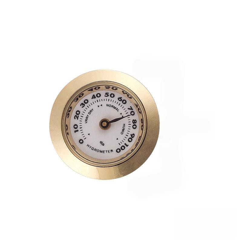 1Pcs Cigar  Humidity Gauge Tool & Glass Lens 28Mm Hygrometer Moisture Meter For Humidors Humidity Sensitive Gauge