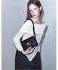 Athe Vanessabruno [Meringue] Black Alexandra Leather Plain Shoulder Bag S Aaba6F364Bk