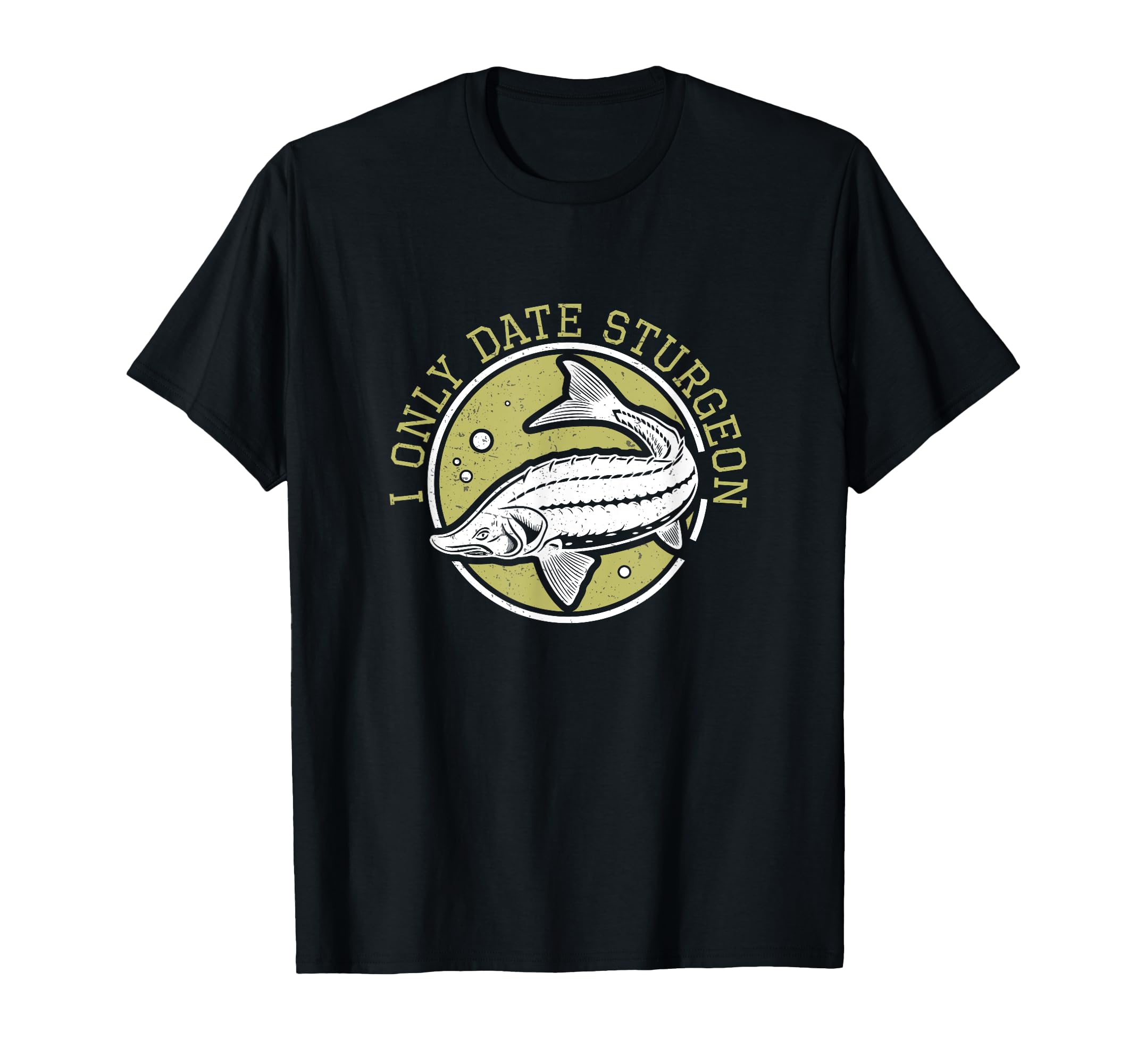 

I only hang out with sturgeon: Funny caviar print t-shirt for caviar lovers