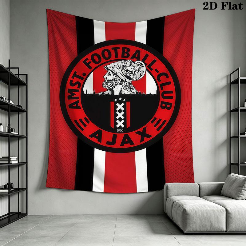 AFC Ajax Wandkleed Bedrukte Stof Deken Decoratieve Wandtapijten voor Slaapkamer Woonkamer Huisdecoratie