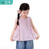 Girls' Striped Summer Casual Top