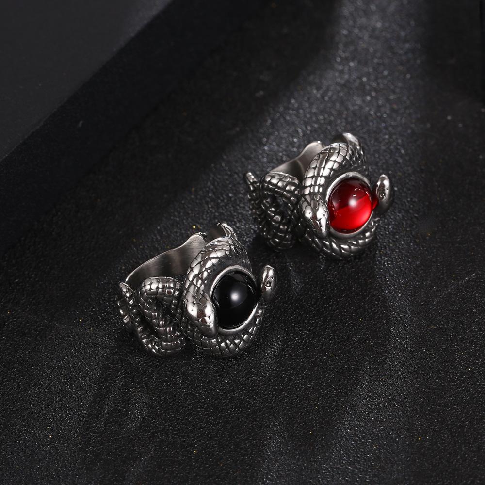 2026 European and American Rings, Retro Aristocratic Men's Rings, Double Snake Rings, and Court Jewelry.