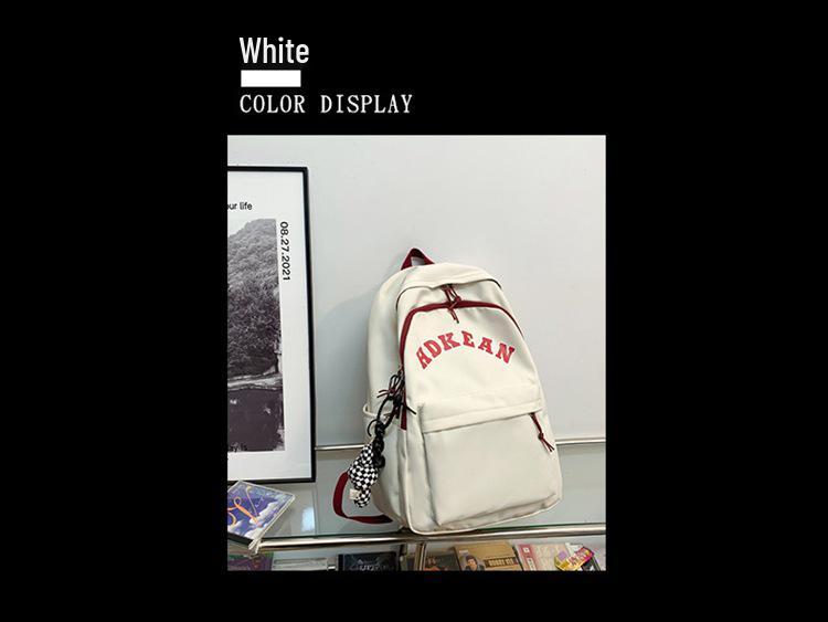 New Korean Style Backpack for Women: Simple Design, Perfect for College, High School, and Junior High Students.
