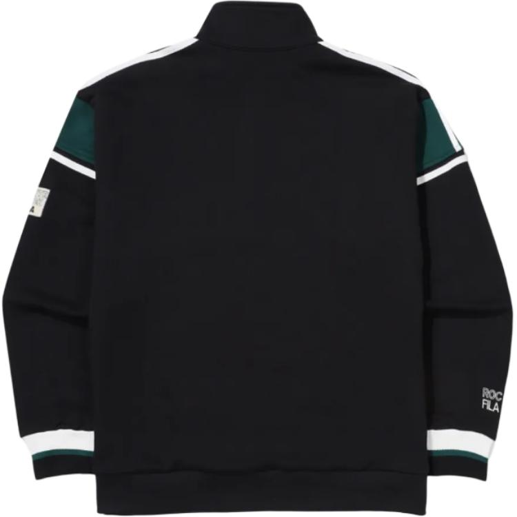 FILA Sweatshirts Unisex Black V neck Moderate Other FS2POE4121X-BLK