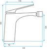 Bateria bidetowa avalon tytan  sku rea-b2700