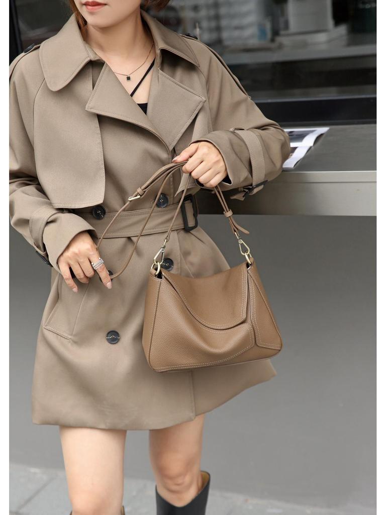 2024 Women's Geometric Leather Shoulder & Messenger Bag
