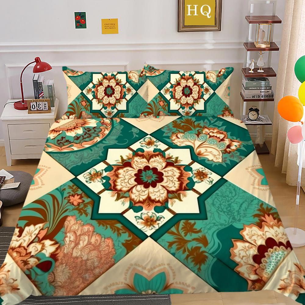 Zestaw poszewek na pościel King Size Kobieta Luksusowa pościel domowa Poliestrowa narzuta na kołdrę Zestaw poszewek na kołdrę