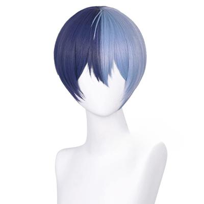 LAOBAO KAITO Kaito Verkleidung Perücke Kostümzubehör Cosplay Blaue Perücke Hitzebeständig Party Halloween Kostüm Schulfest Event Cosplay Perücke (Aoyagi To