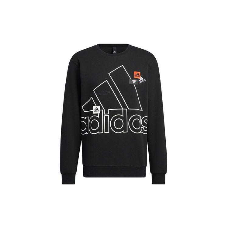 adidas Sweatshirts Men's Black Crew Neck Moderate HP1431