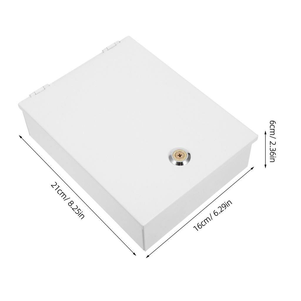 Secure Alarm Switch Guard Lock Box Heavy Duty Metal Key Lock Enclosure Real Time Monitoring Transparent Design Wall Mount