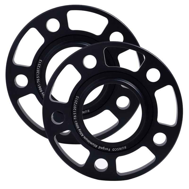 Adapter Dystansu Koła 10/12/15/20mm PCD 5x120 CB 72.5mm 5-śrubowy Pasuje Do Bmw Serii E/F Uniwersalny Samochód 2Sztuki/zestaw Aluminium 6061-T6