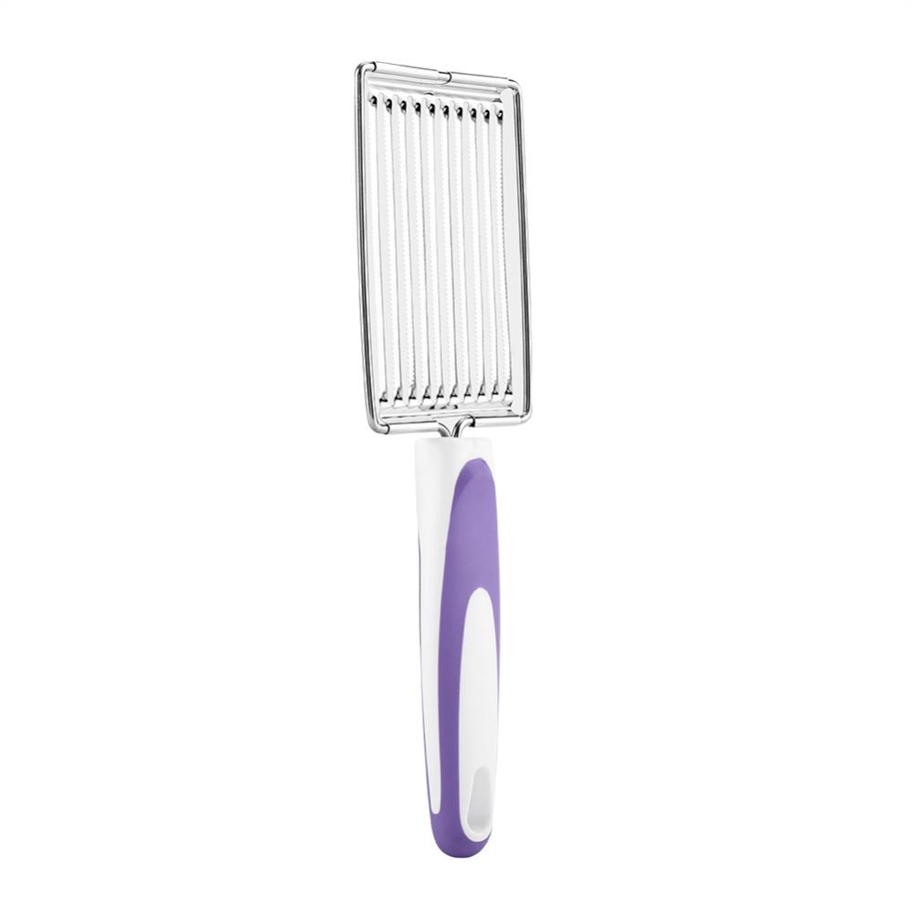 Serrated Slicing Tomato Slicers Comfortable Handle Fruit Cutter Soft Food Cutting Tool Boiled Egg