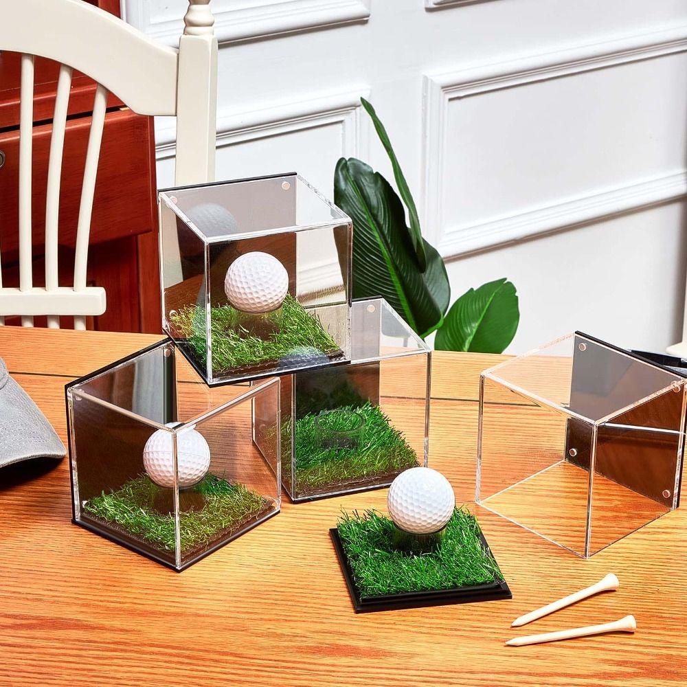 Lawn Design Golf Ball Display Case Transparent Golf Ball Acrylic Box Golf Supplies