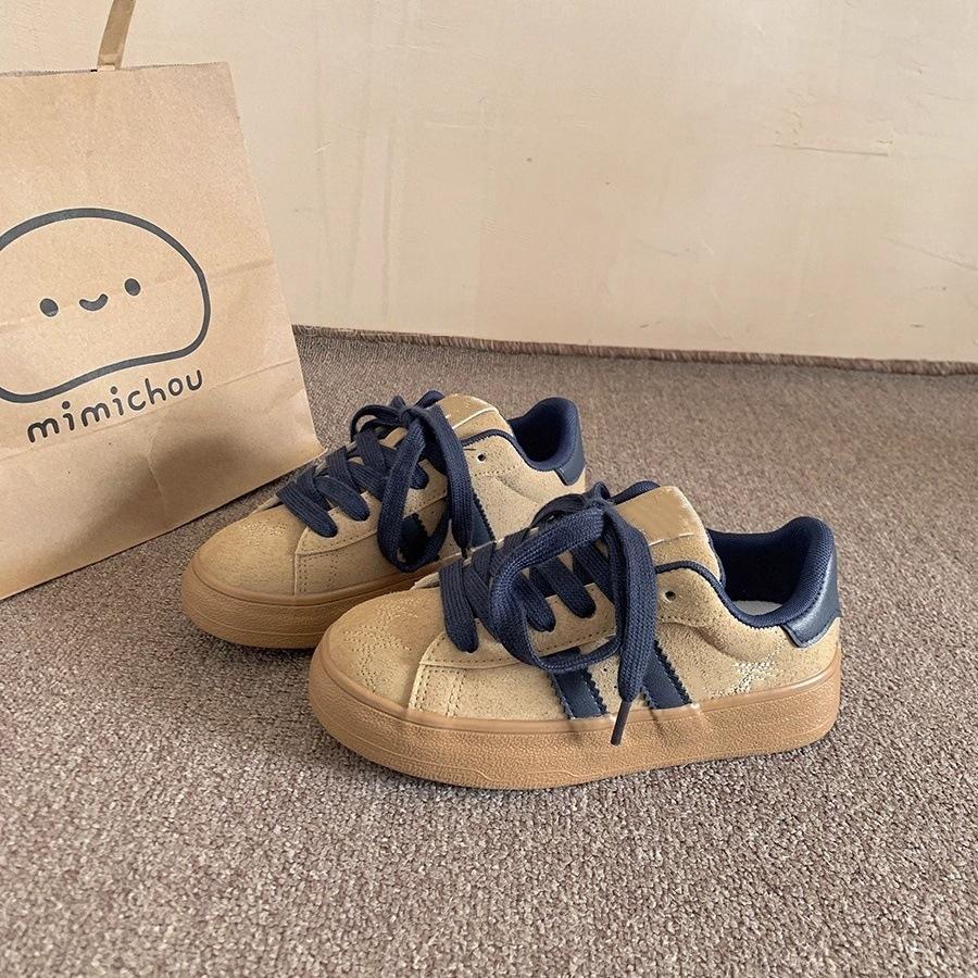 Summer breathable board shoes women's new casual versatile canvas student sports platform retro little white shoes