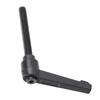 Black Locking Clamping Lever Adjustable Handle External Male Thread (M8*30)