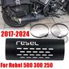 For Rebel CMX 500 300 250 Rebel300 Rebel500 2025 Exhaust Muffler Heat Shield Burn Shield Accessory