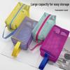 Dopamine Octagonal Mesh Makeup Bag - Portable Large-Capacity Transparent Travel Storage