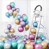 5Inch 10Pcs Latex Balloon Gold Silver Black Pink Xmax Balloon Wedding Happy Birthday Metallic Chrome Balloon Decoration