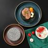 Creative Ceramic Dining steak Plate Volcano Stone Heating Tableware Sushi Plate Restaurant Molecular Cuisine Specialty Tableware