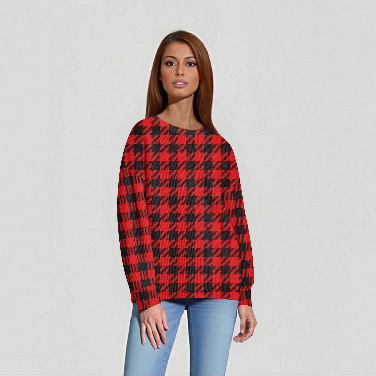 

Женские повседневные топы на каждый день Вязаный свитер XL