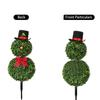 Snowman Christmas Tree Ground Plug, Suitable For Bedroom Courtyard Garden Decoration