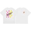 Difference Market Currency ASSC CLUB Hiroshi Fujiwara Lightning Series Printed Men's and Women's Loose Casual Short Sleeve T-Shirt