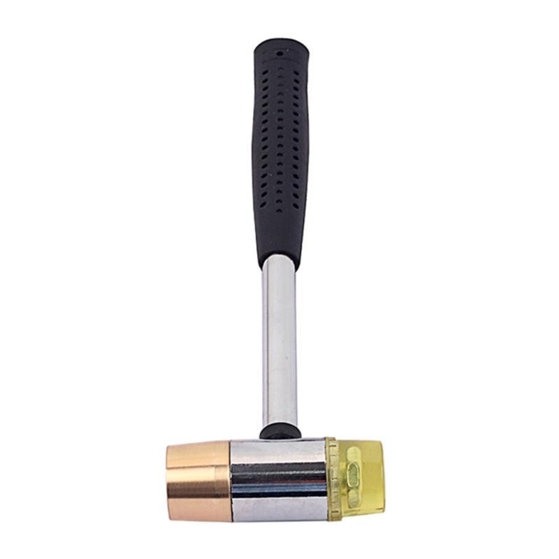 Martillo de Trastes para Guitarra de 26 mm, Herramienta de Luthier de Doble Cabeza para Luthiers de Guitarra, Herramienta para Trastes de Guitarra, Mazo para Trastes, Martillo de Goma para Trastes