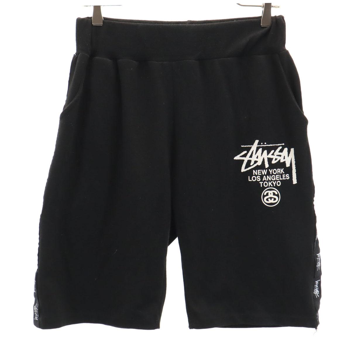

STUSSY Спортивные шорты XL черные Женские Б/У