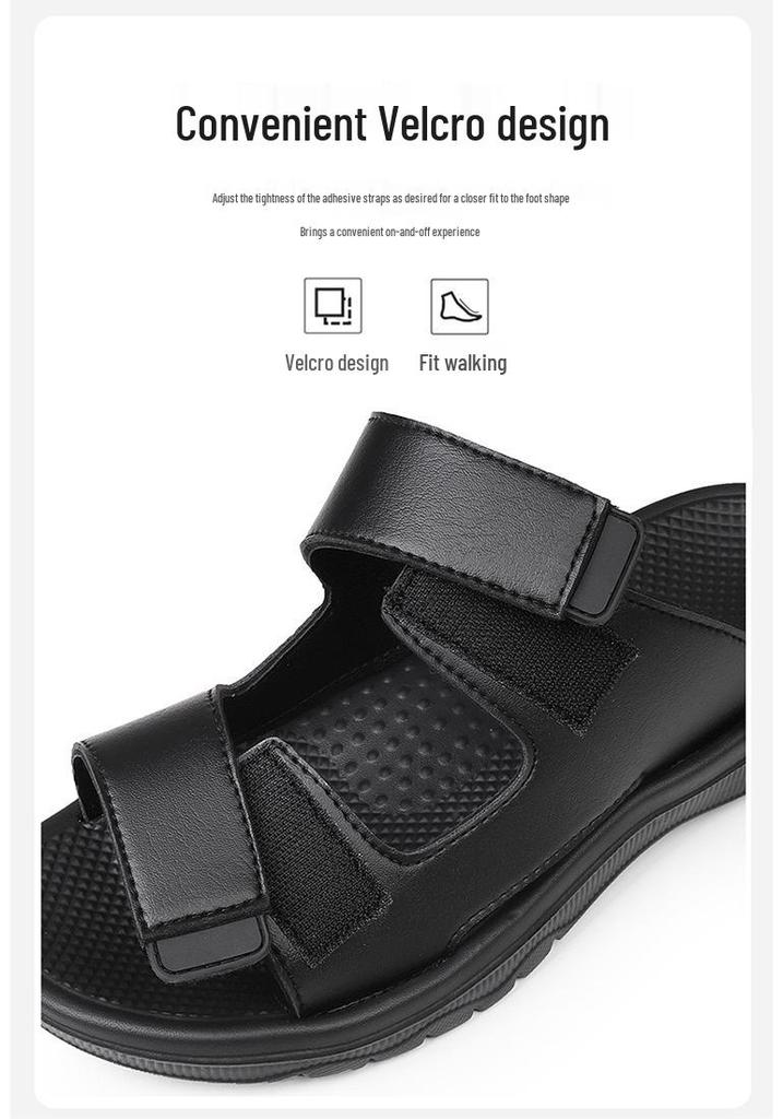 2024 Men's Versatile Non-Slip Soft Sole Flip-Flops - Summer Outdoor Beach Sandals
