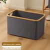 Elegant Foldable Laundry Hamper - Spacious Bathroom Storage Basket