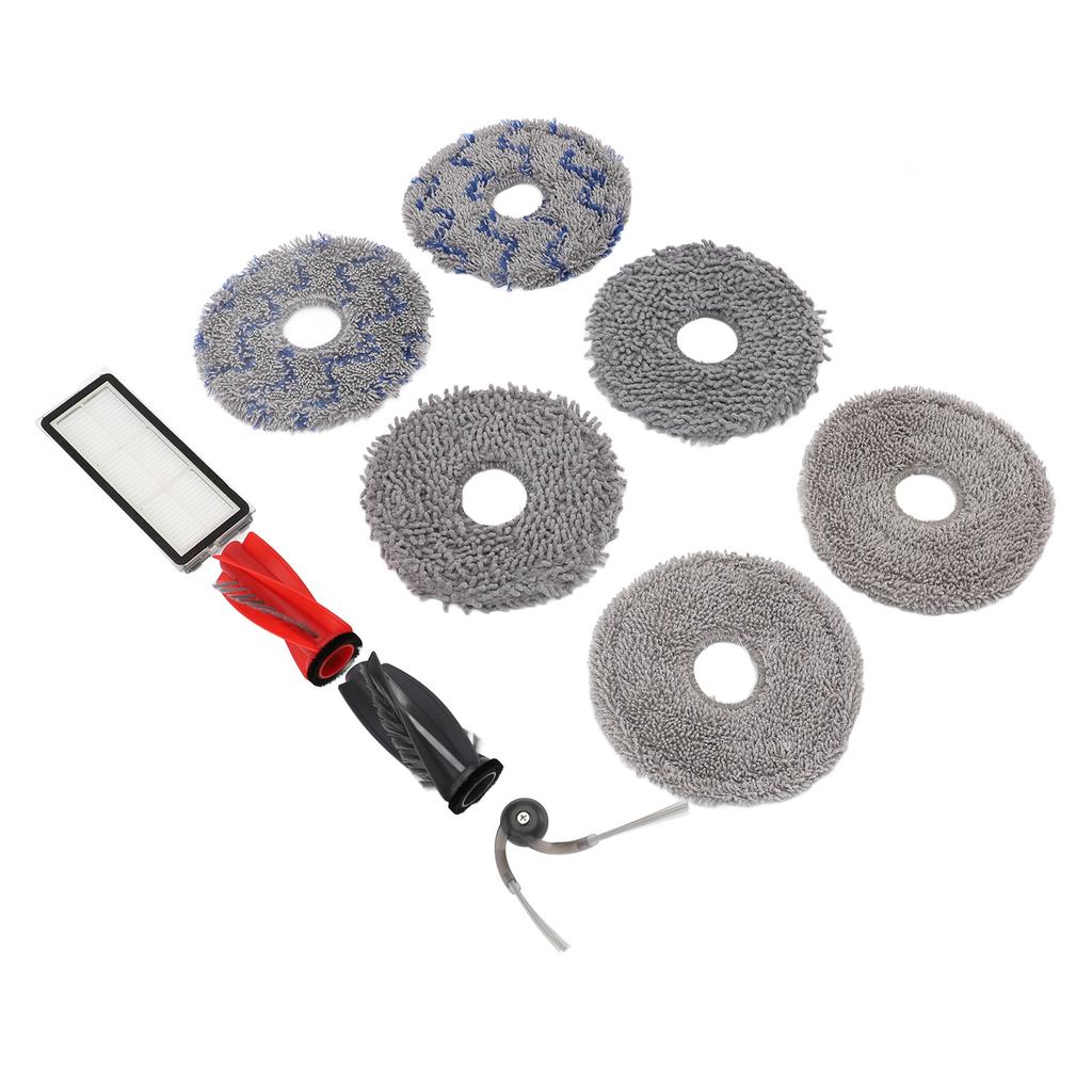 Replacement Parts for P20 Pro for Qrevo Curv Robot Vacuum Filter Brush Mop Pad Set Vacuum Cleaner