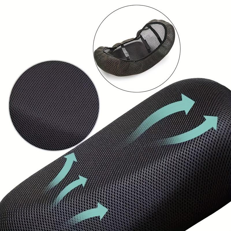 1pc Electric Bike Motorcycle Seat Cover, Thickened Breathable Mesh Universal Scooter Sunshade Cushion