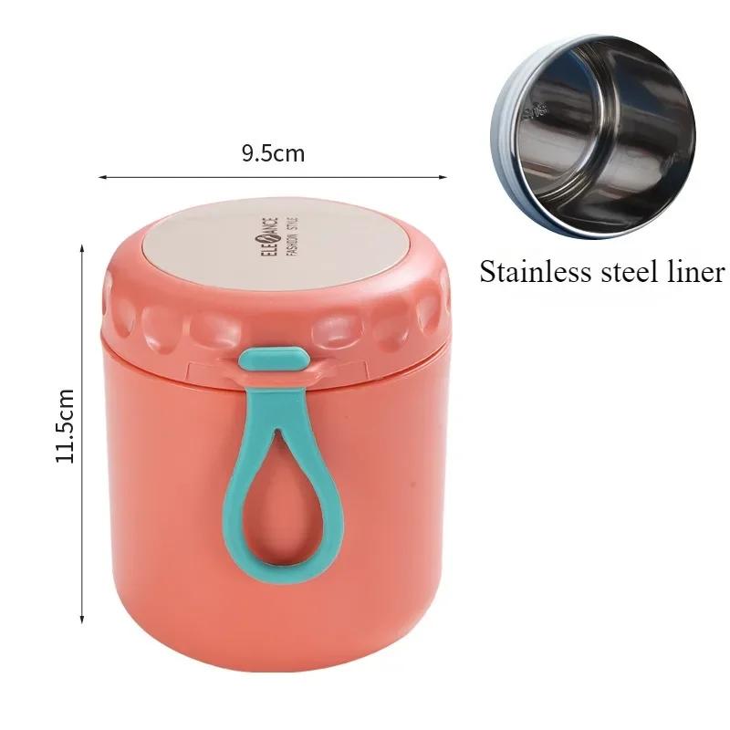 Meal Box Food Insulated Jar Stainless Steel Insulated Soup Can Drinking Cup Food Storage Container Household Goods Soup Can
