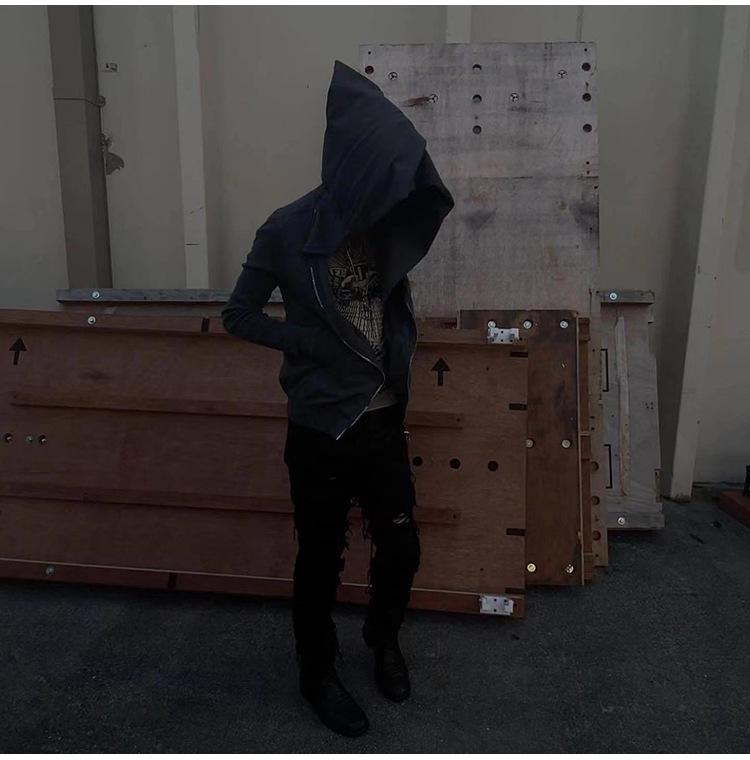 SUBHUMAN Herren Unisex Herbst/Winter Fleece Hoodie Jacke - Windzauberer Hut Stil