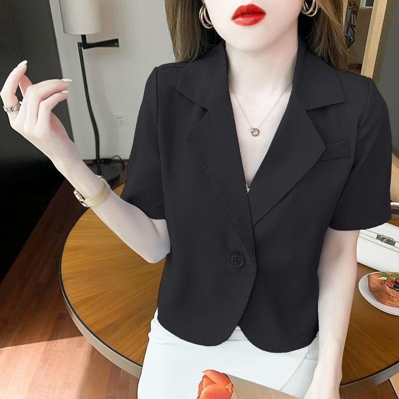 

Summer new small blazer women s long sleeve design sense niche wear suit casual top XXL