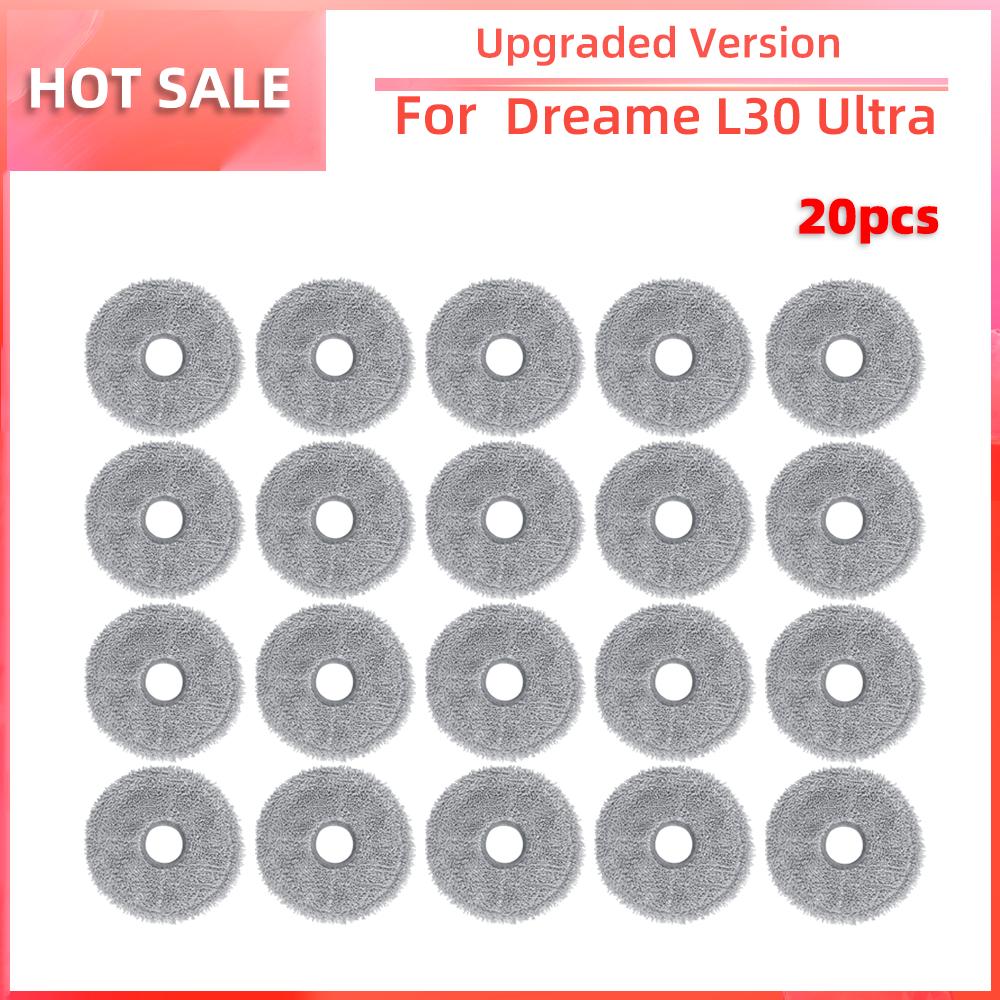 Compatible for Xiaomi Dreame L30 Ultra Robotic Vacuum Main Side Brush HEPA Filter Mop Pad Dust Bag Replacement Parts Accessories
