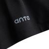 Anta Short Sleeve Knitted T-Shirt Summer Sports Women Tops Black 962627106-3