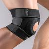 1Pc Knie Stabilisator Elastische Atmungsaktive Schwarz Einstellbare Kompression Knie Unterstützung Klammer für Training