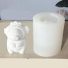 Capybara Shaped Candle Mold Reusable Silicone Mold for Home Decorations Practical Aromatherapys Mould Jewelry Supplies