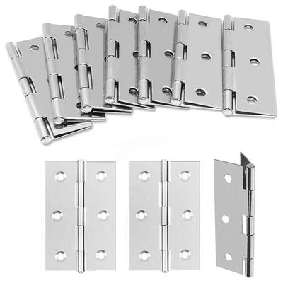 10pc 3 zoll Tür Scharniere Kugellager Butt Interne Interne Edelstahl Scharnier