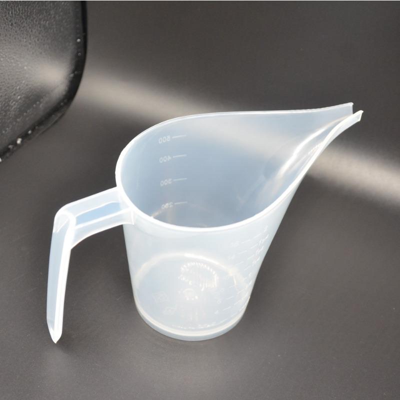 1PC 500ML Graduated Long-Spout Plastic Measuring Cup, Long-Spout Flow Cup, Pointed Nozzle Test Measuring Cup, Baking Measuring Cup