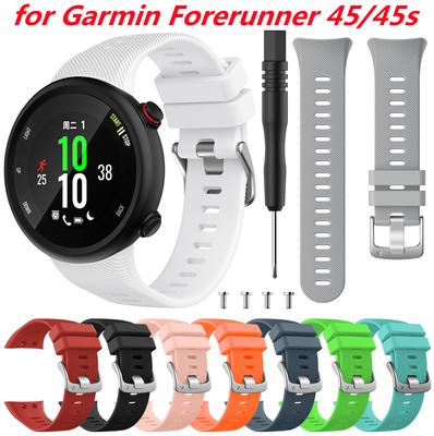 Neues Smart-Armband aus Silikon für Garmin Forerunner 45 45s, Sport-Armband mit Werkzeug für Garmin Swim 2, Armbandzubehör