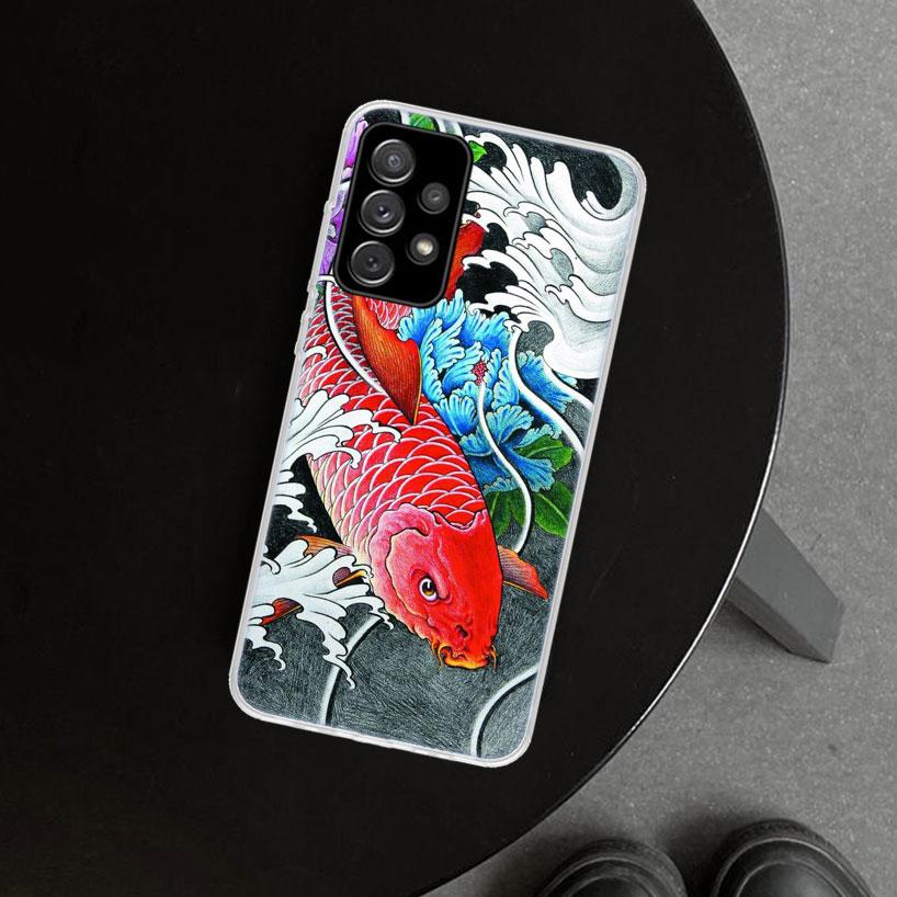 

Koi Carp Fish Phone Case for Samsung Galaxy A17 A16 A26 A36 A56 A57 A37 A15 A25 A35 A55 A14 A24 A34 A54 A13 A23 A33 A53 Galaxy A Samsung A13