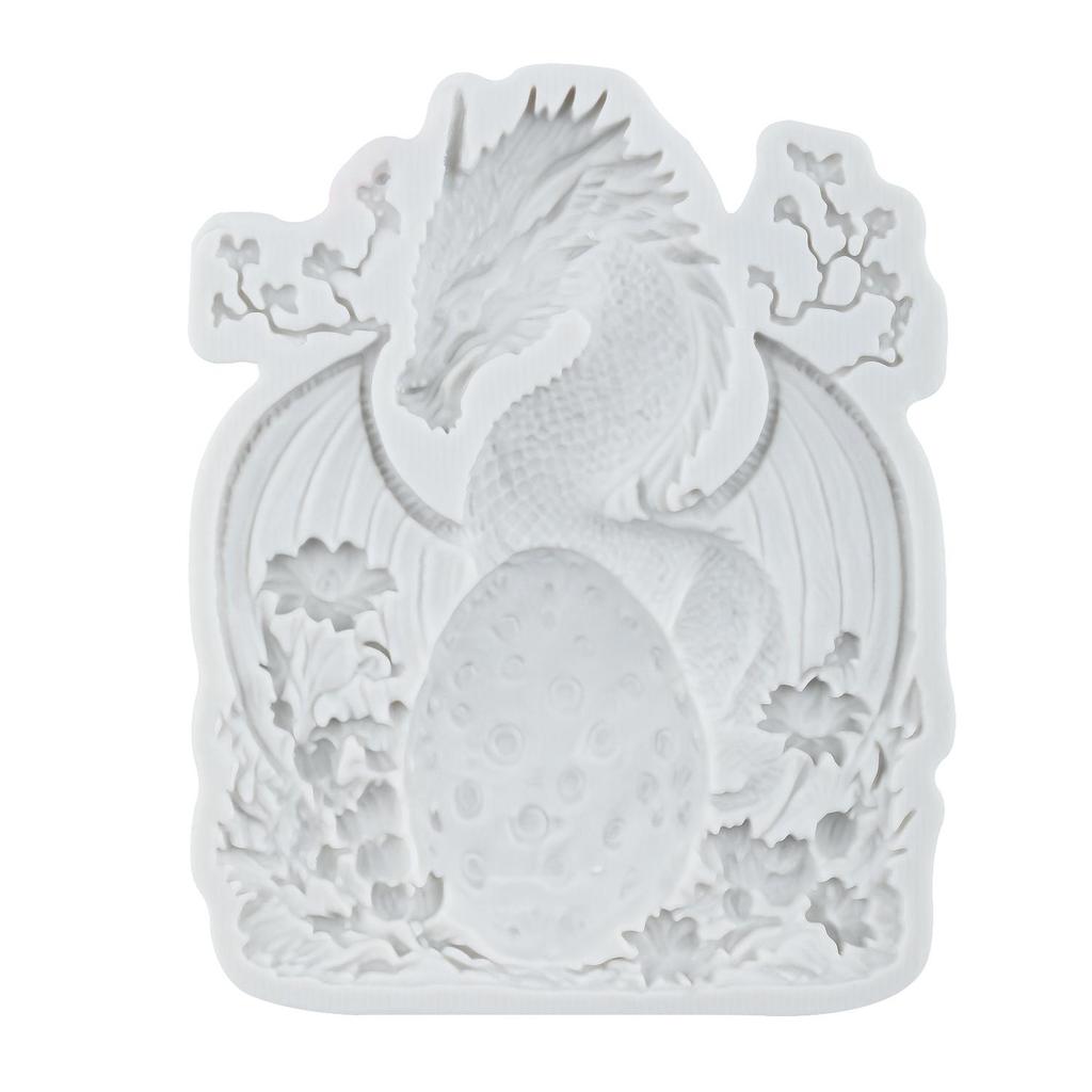 Dragon Silicone Mold Dragon Egg Fondant Molds Cake Decorating Tools Cupcake Topper Candy Resin Clay Chocolate Gumpaste Mold