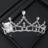 Crown Tiara Bride  Rhinestone Crown  Wedding Dress  Adult Ceremony Birthday  Princess Hair Accessories  Children
