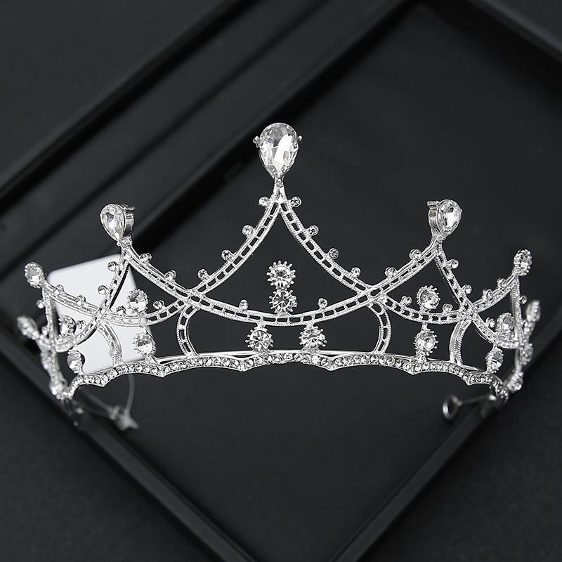 Crown Tiara Bride  Rhinestone Crown  Wedding Dress  Adult Ceremony Birthday  Princess Hair Accessories  Children