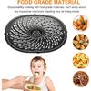 Air Fryer Grill Pan Replacement Parts for 7QT PowerXL Gowise Air Fryers, Upgraded Nonstick Air Fryer Crisper Plate Tray, Air Fryer Rack with Rubber