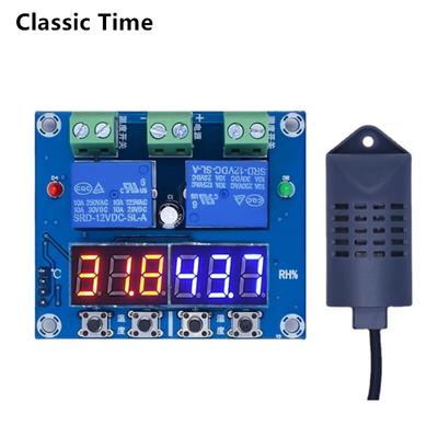 XH-M452 Módulo controlador de temperatura e umidade de saída dupla digital DC 12V 10A de alta precisão com sensor SHT20