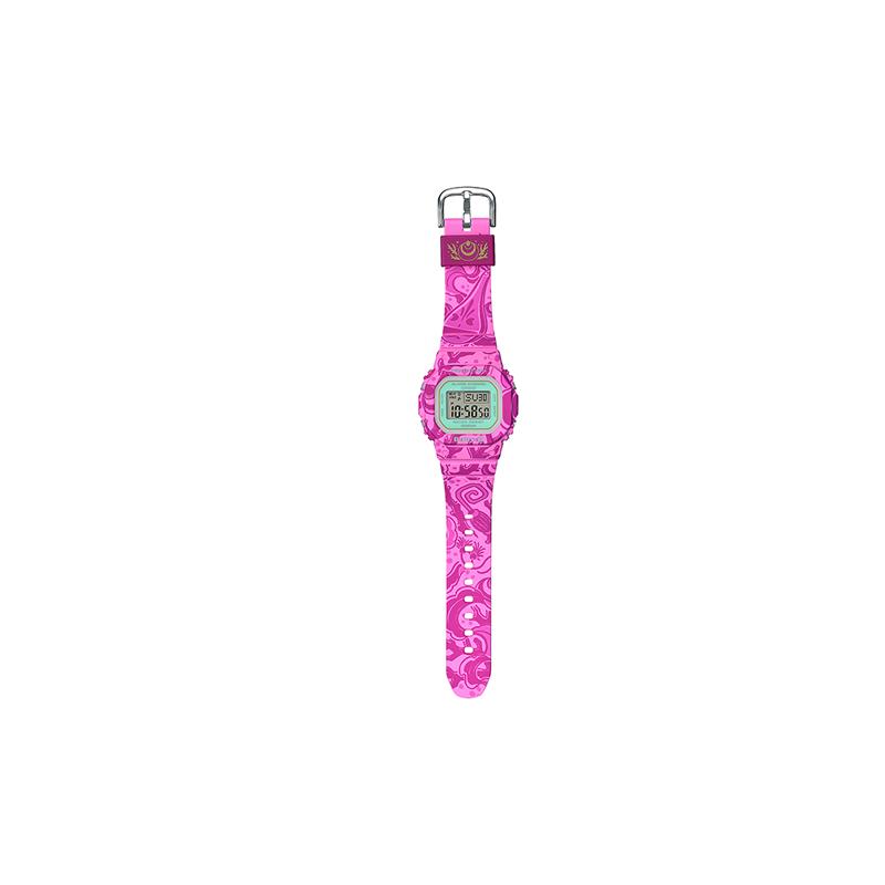 Casio BABY-G Serisi Modaya Uygun ve Canlı Sokak Retro Kare LCD Ekran Su Geçirmez Mekanizma Kuvars Mekanizma Reçine Kayış Japon ve BGD-560SLG-4